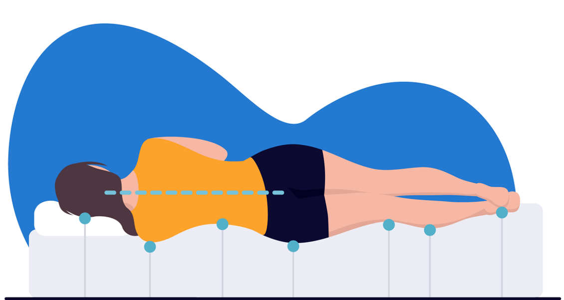 La densidad del colchón