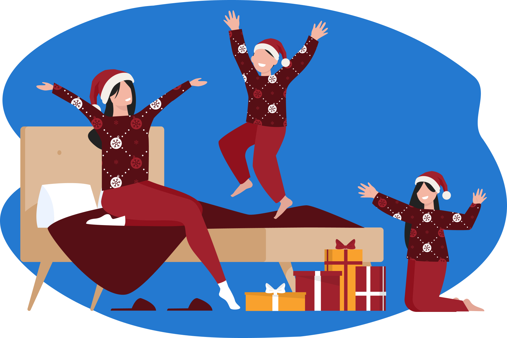 Pijamas de invierno.