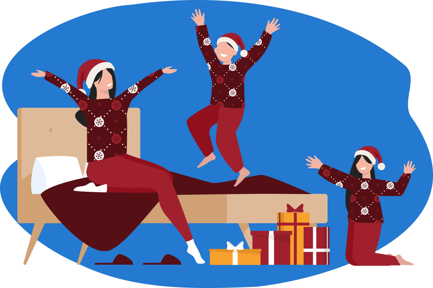 Pijamas de invierno.