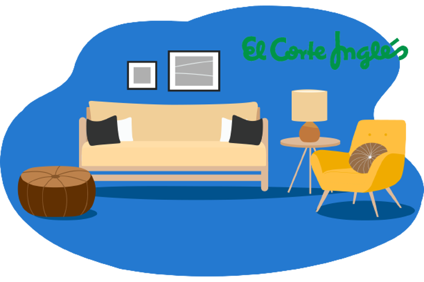 Catálogo sofás El Corte Inglés.