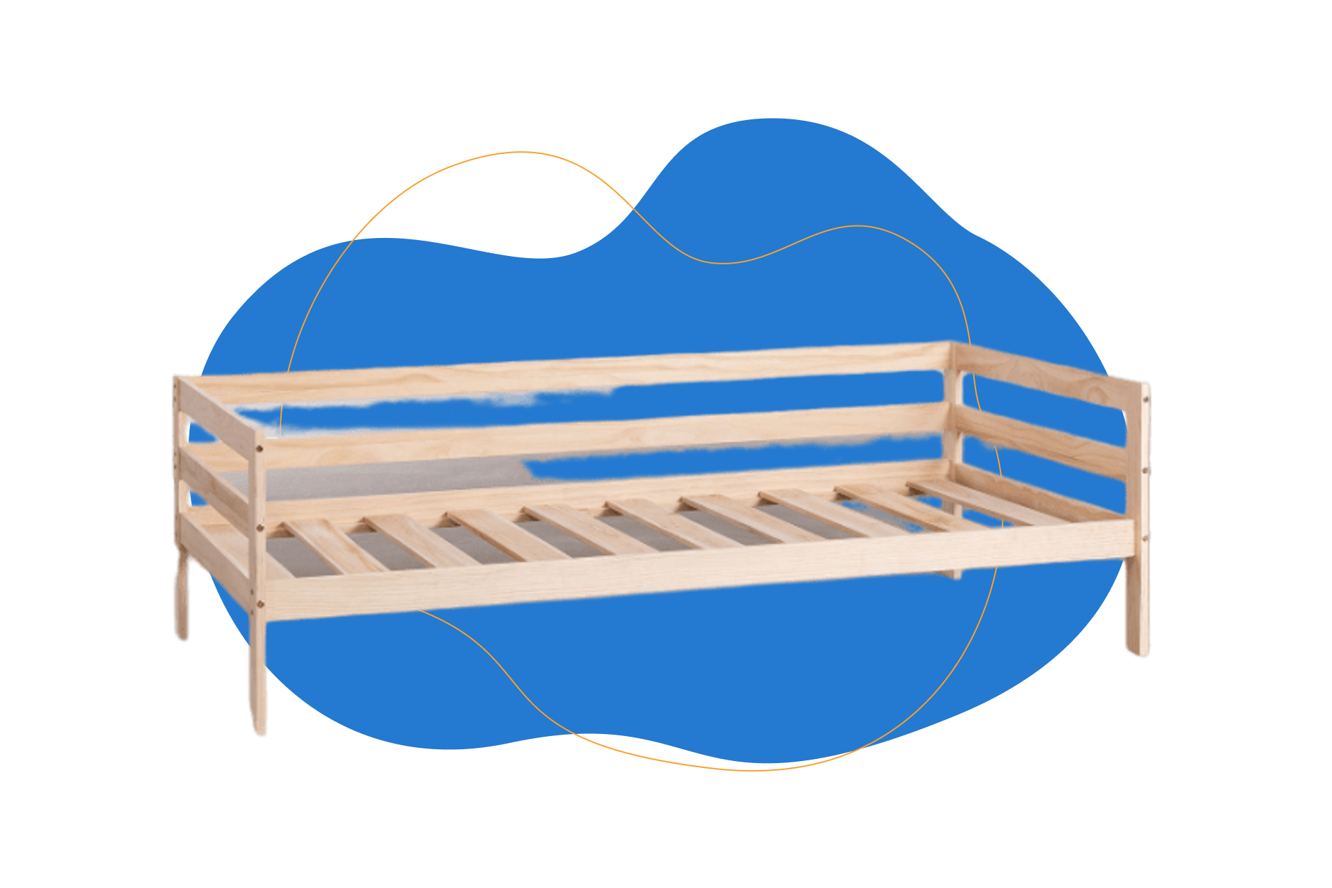 Cama Diván para Colchón de 90 cm Cooper Kids