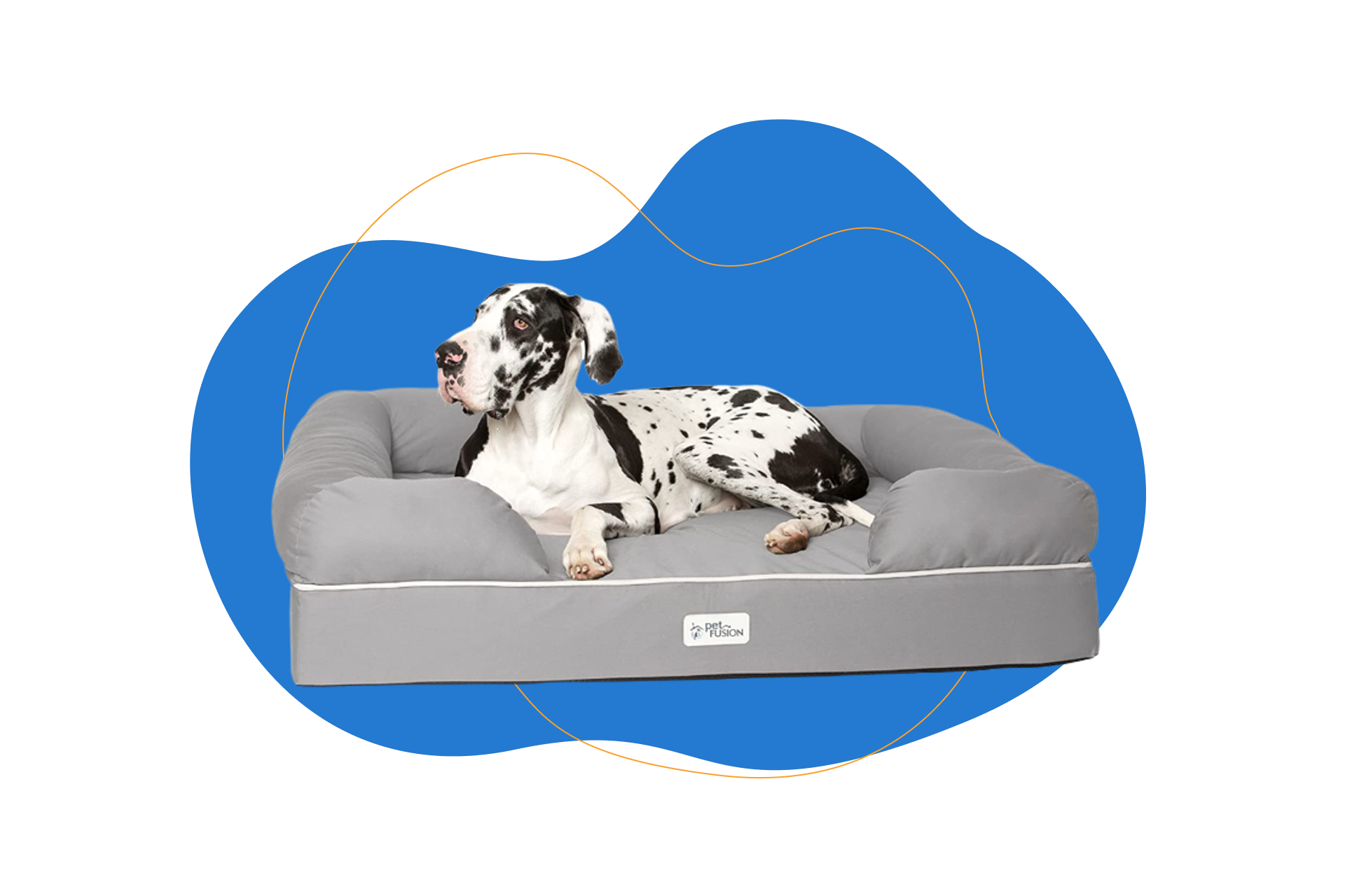 Cama para perros grandes de espuma viscoelástica