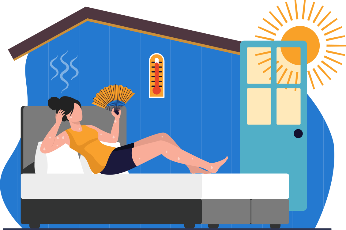 La temperatura perfecta para dormir.