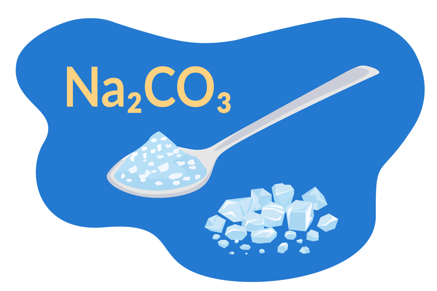 carbonato para limpiar el colchón.