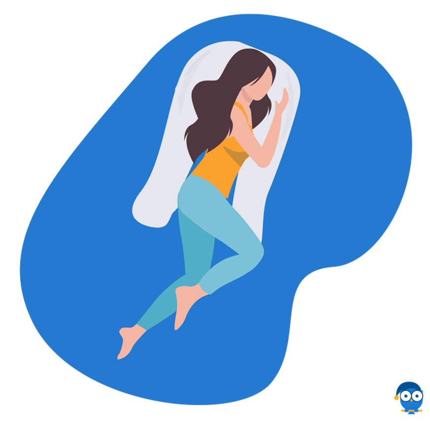 almohada en forma de u