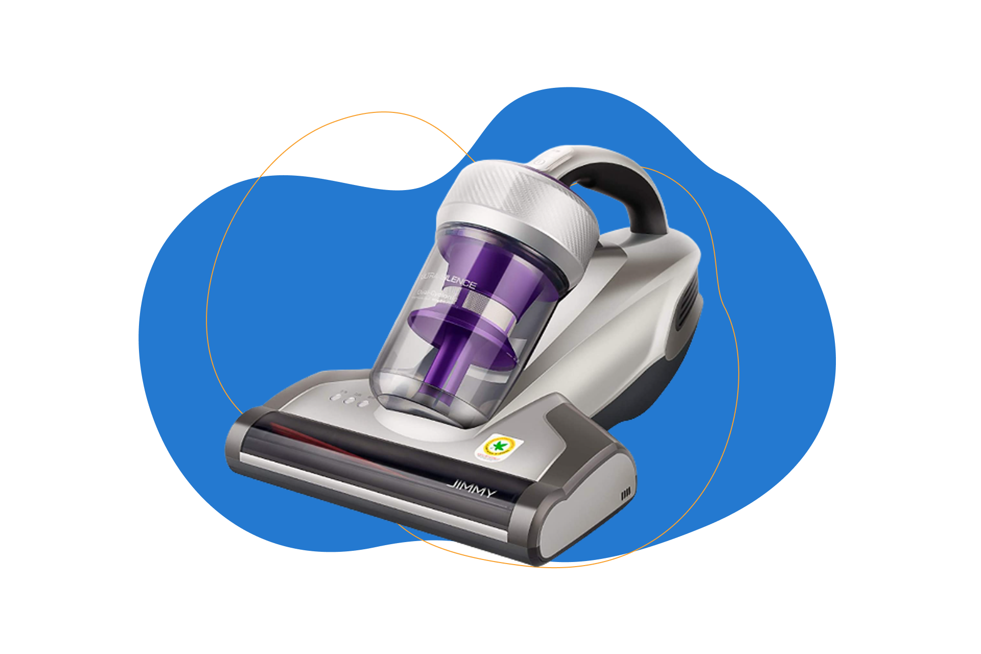 Jimmy JV35 Aspirador de ácaros con luz UV esterilizadora