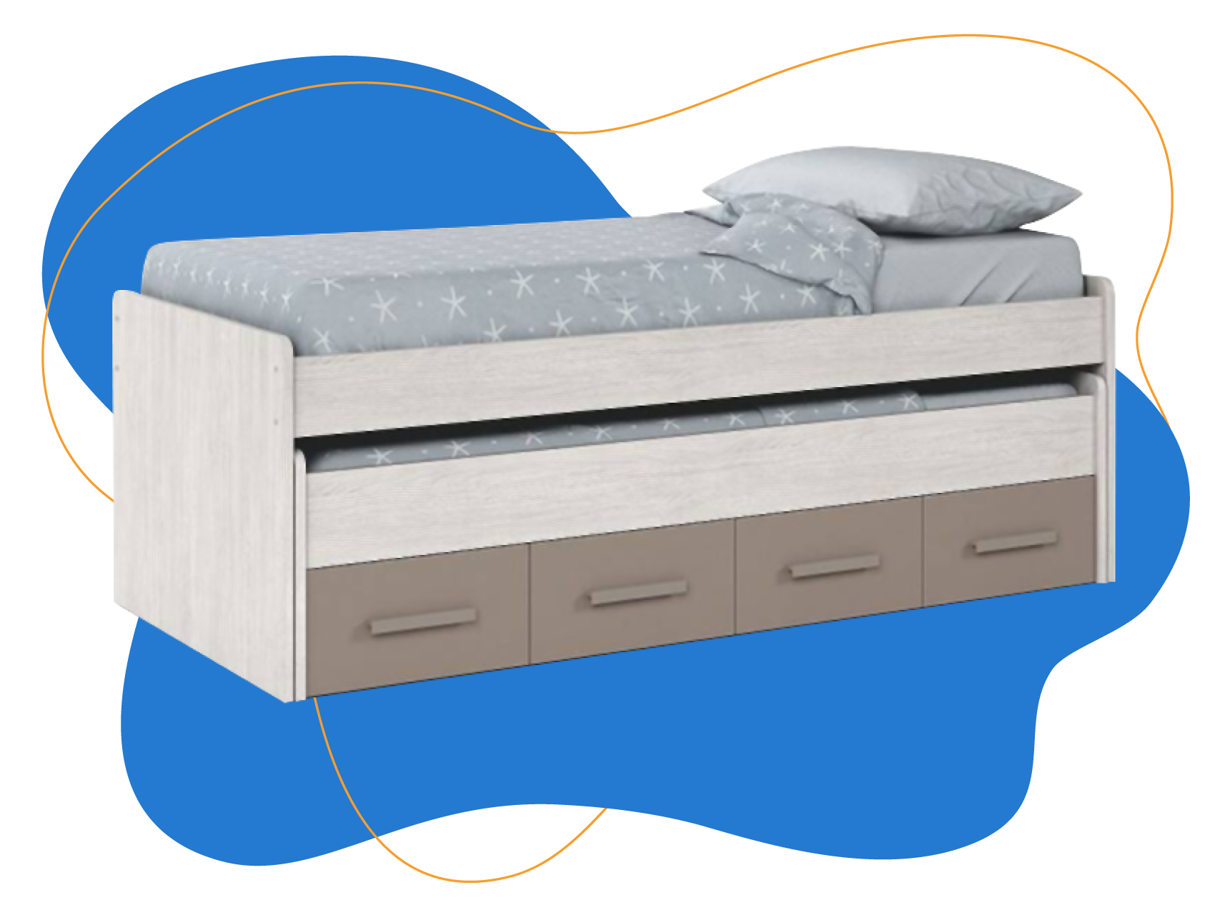 Mobelcenter – Cama Nido Juvenil Ares