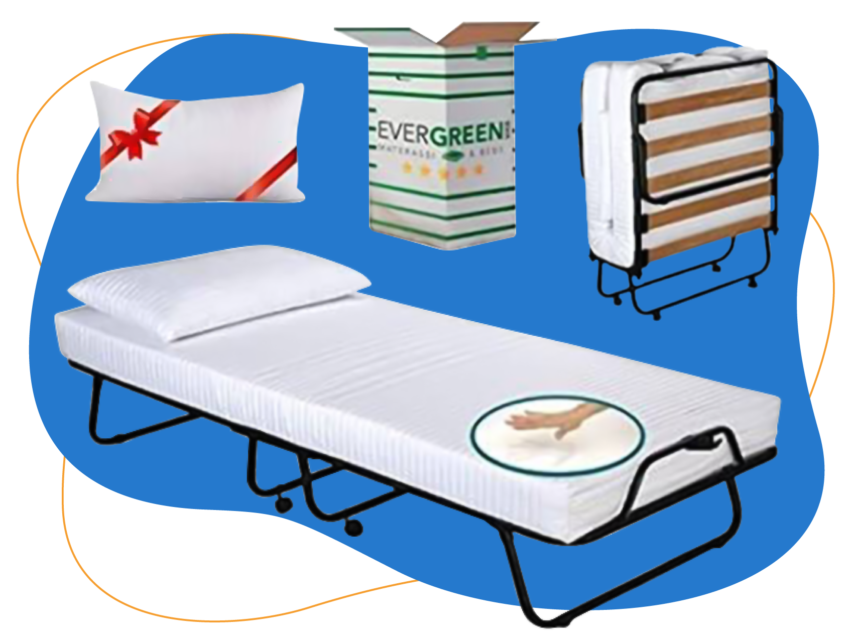 cama plegable amazon evergreen