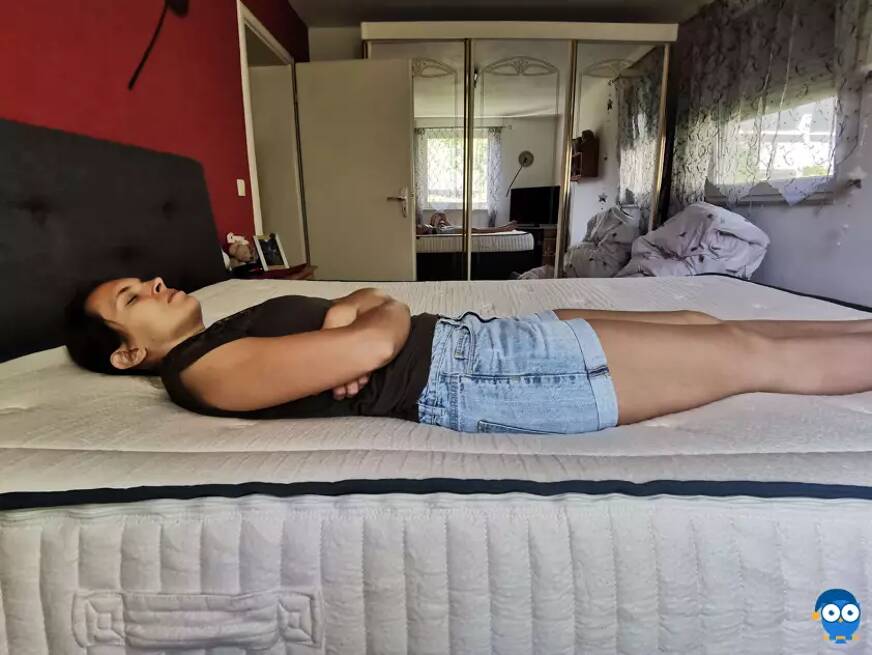 colchon de latex kipli boca arriba