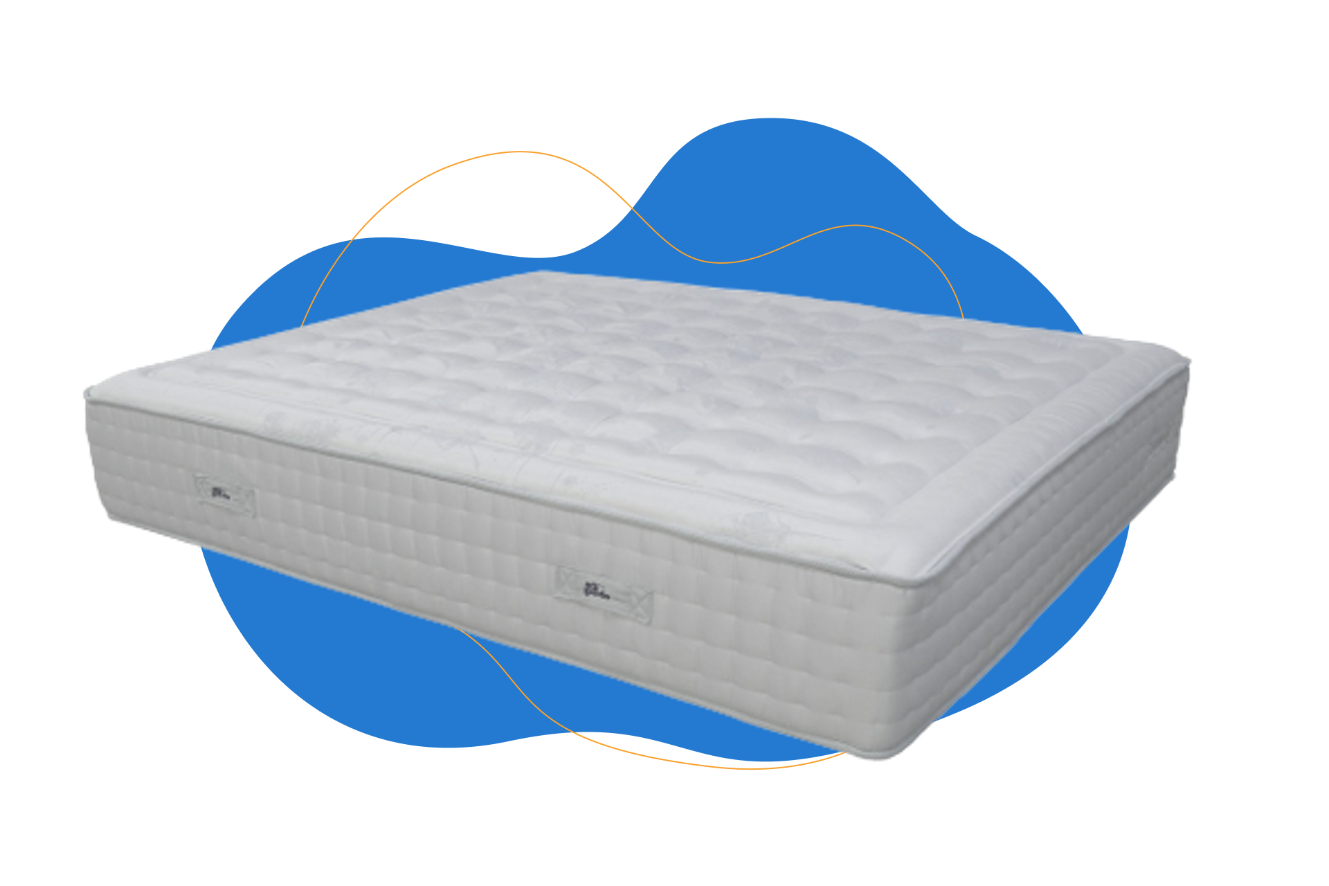 Colchón de muelles ensacados y látex Serenity 2.0 Pardo