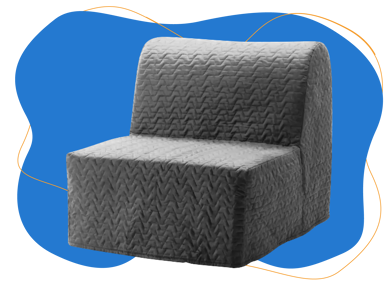 sillón cama ikea Lychsele
