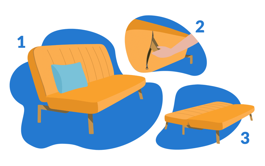 sofá cama clic clac