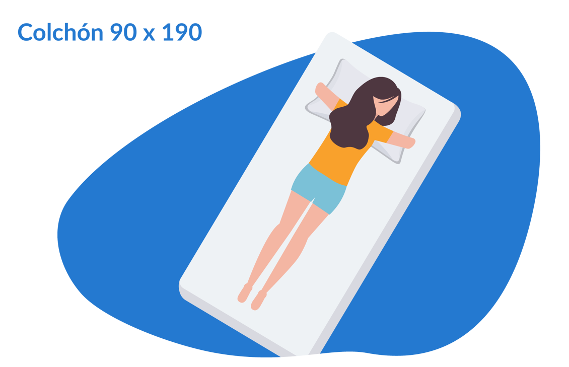 colchón 90x190 cm