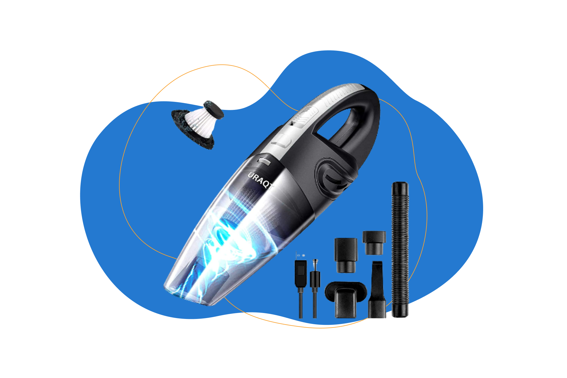 URAQT Aspiradora de Mano 120 W