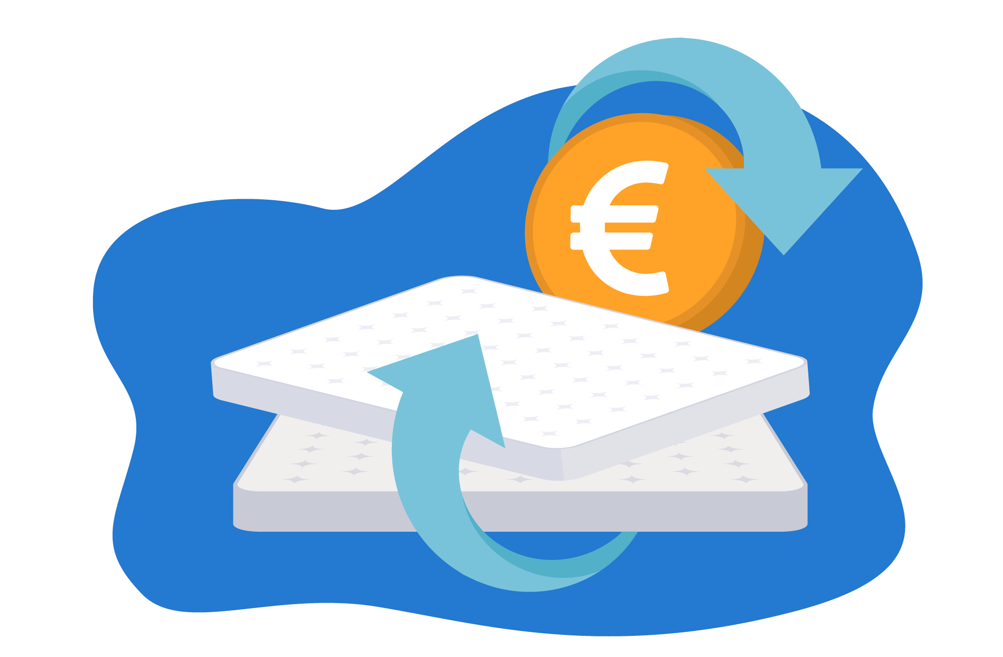 El colchón más barato.