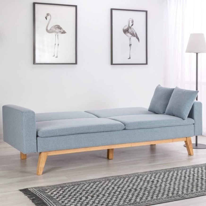 Sofá cama Don Descanso abierto.