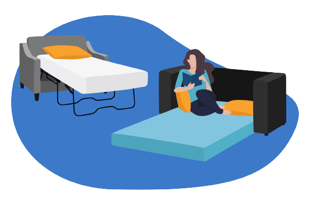 sofa cama individual amazon