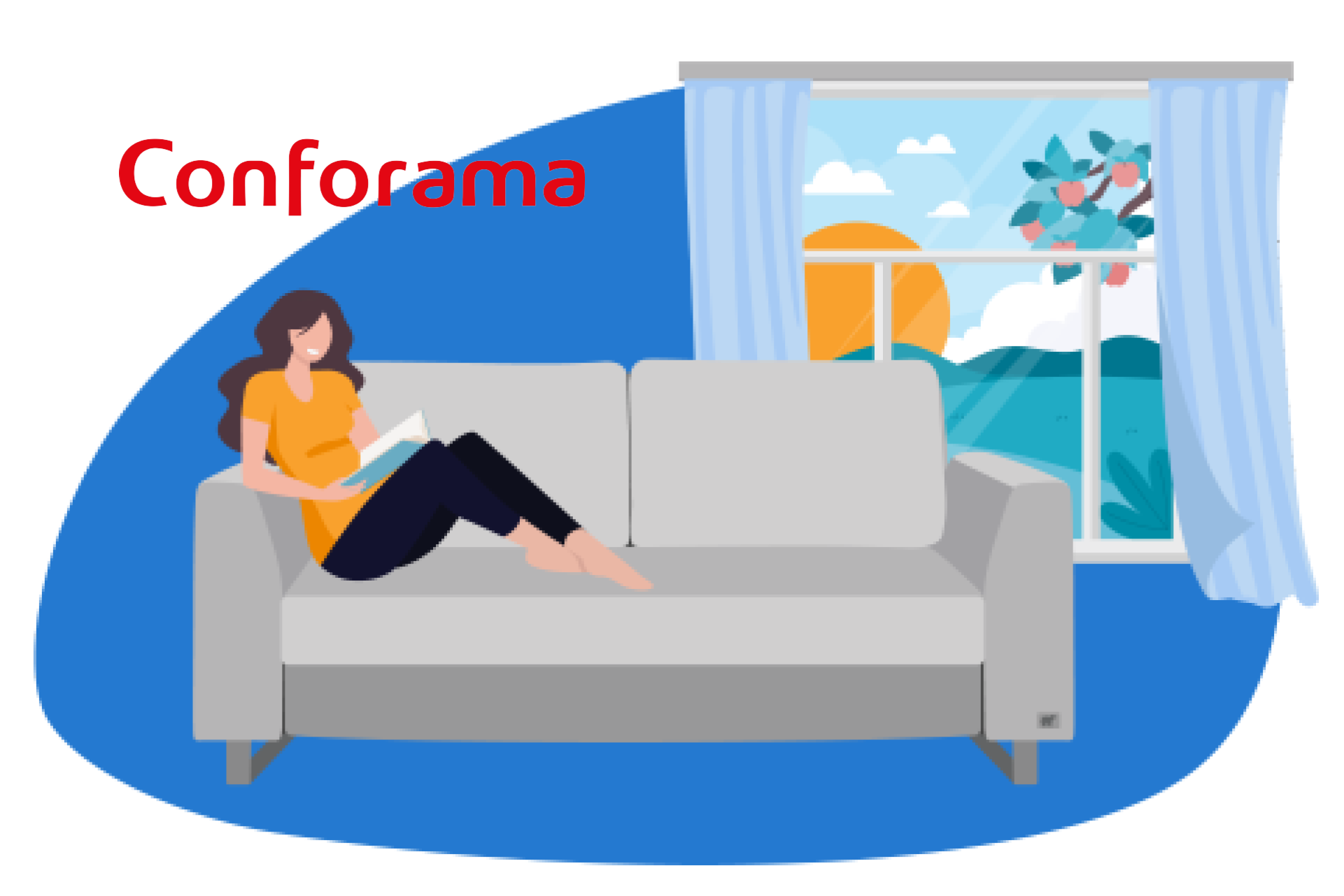 Los sofás de Conforama.