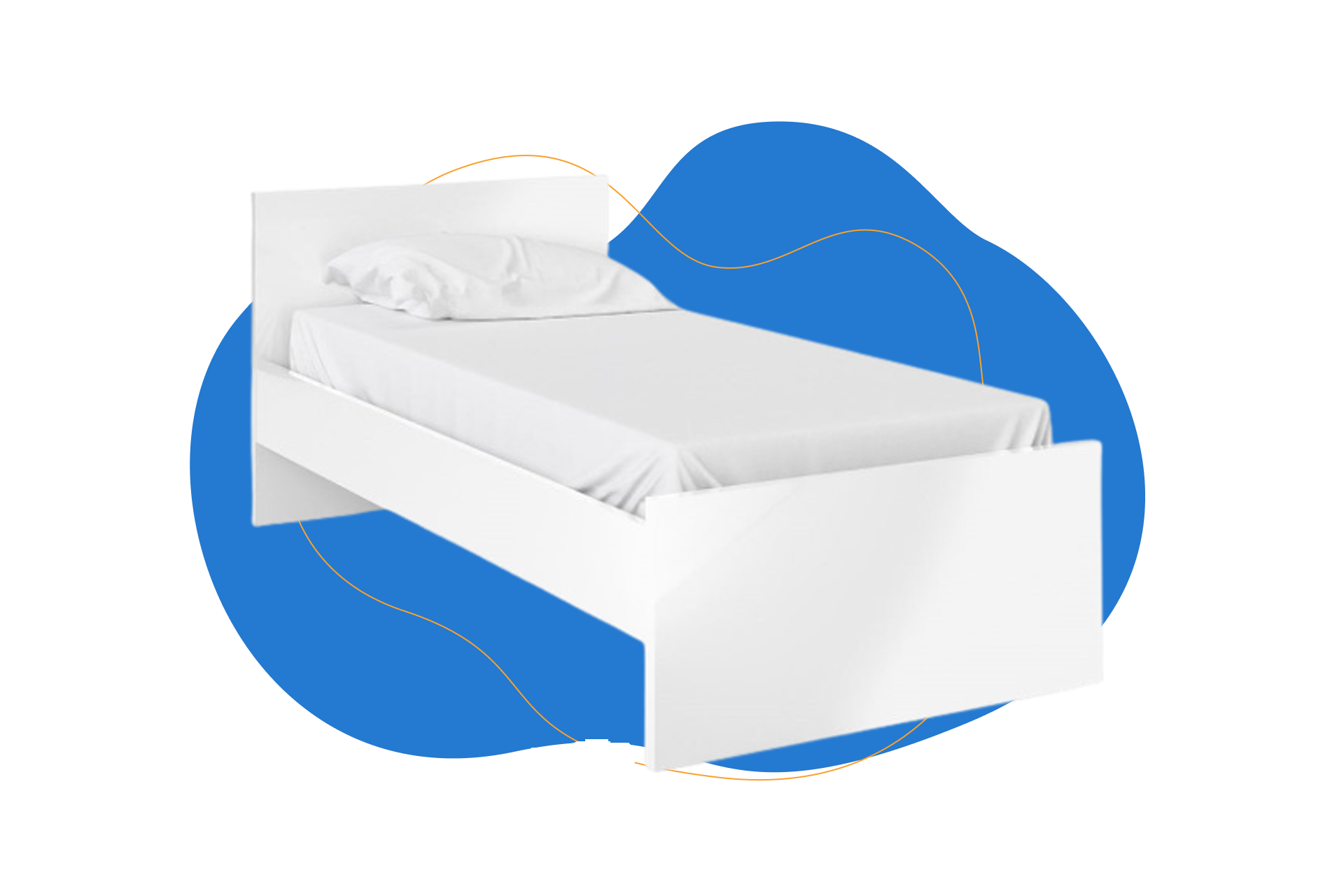Cama blanca NAIA