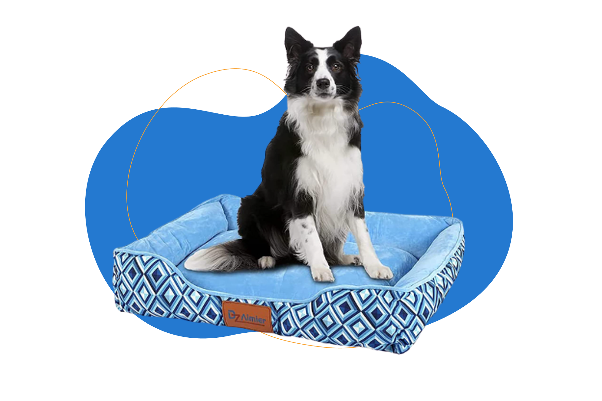 Cama refrescante para perro de fibra hueca de DZ Aimier