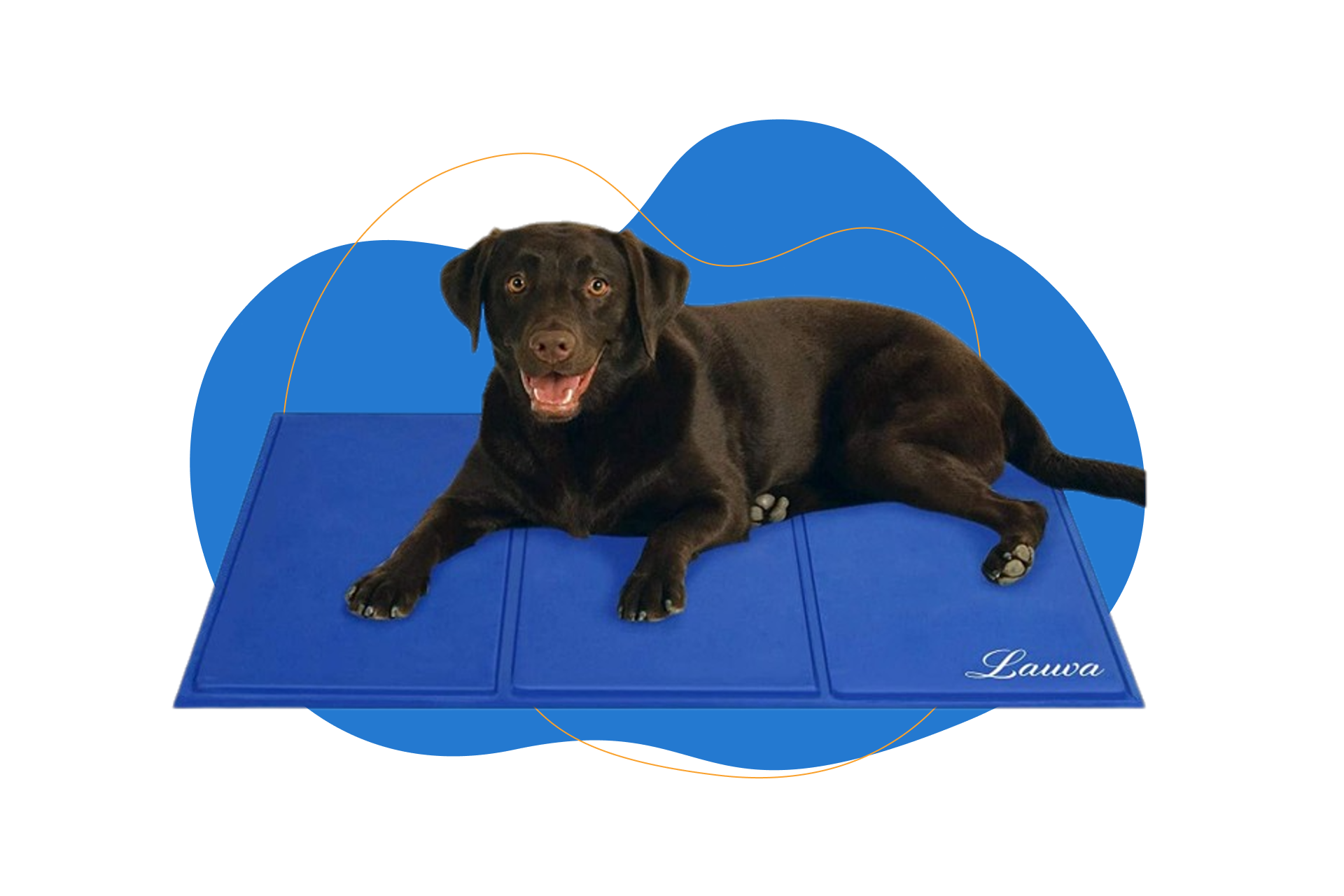 Cama refrescante para perros grandes de Lauva