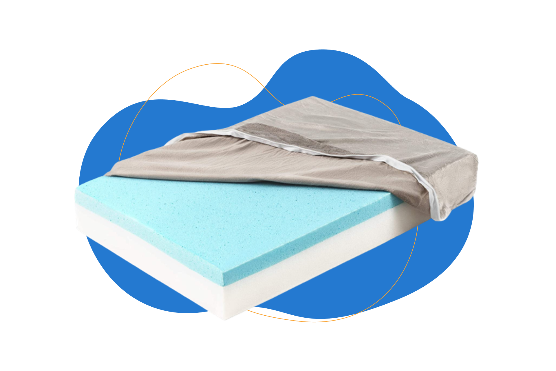 Cama refrescante para perros ortopédica ZENAPOKI