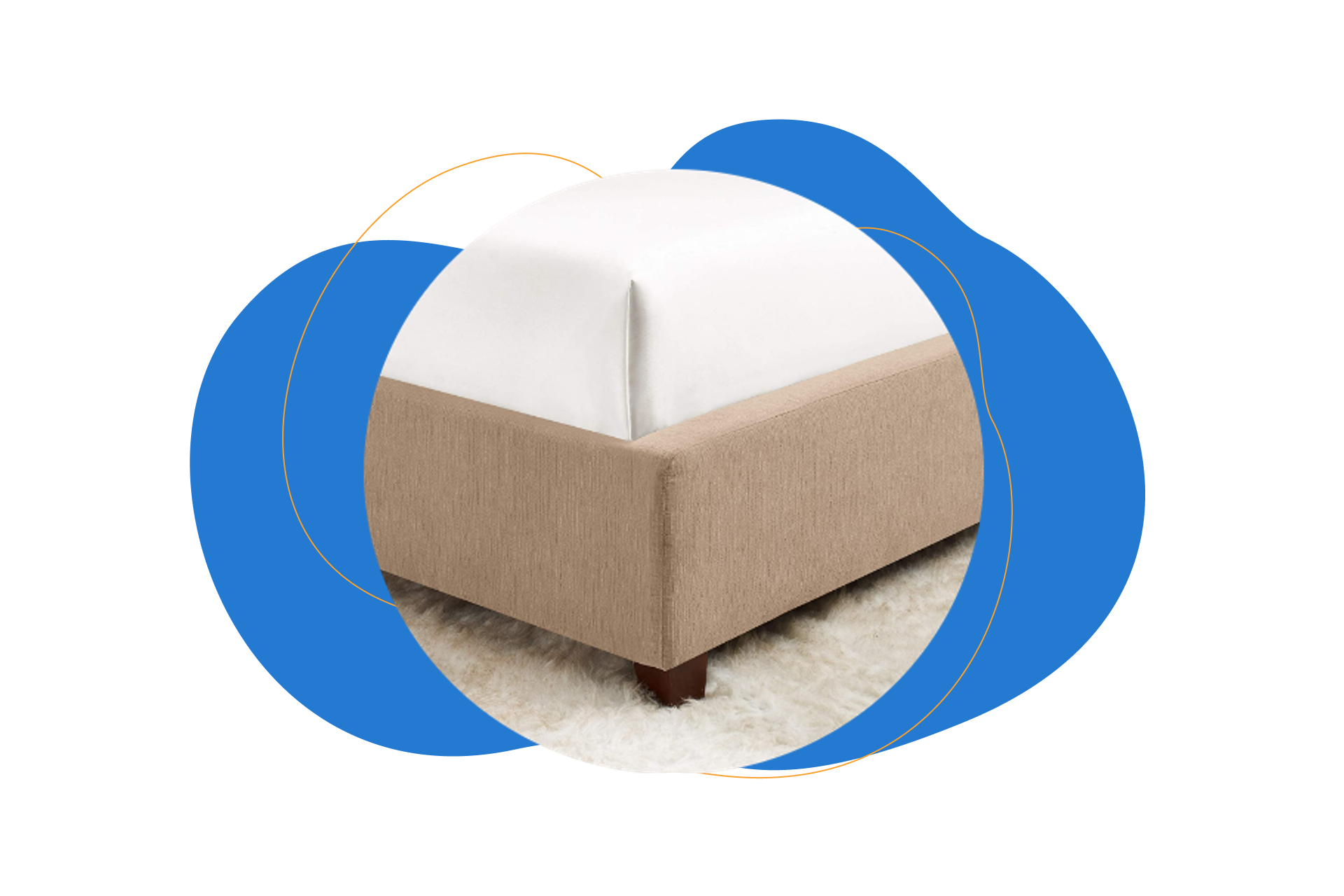 Sábana bajera ajustable extraprofunda