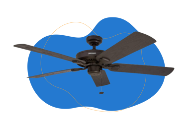 Honeywell Belmar - Ventilador de techo para interiores y exteriores