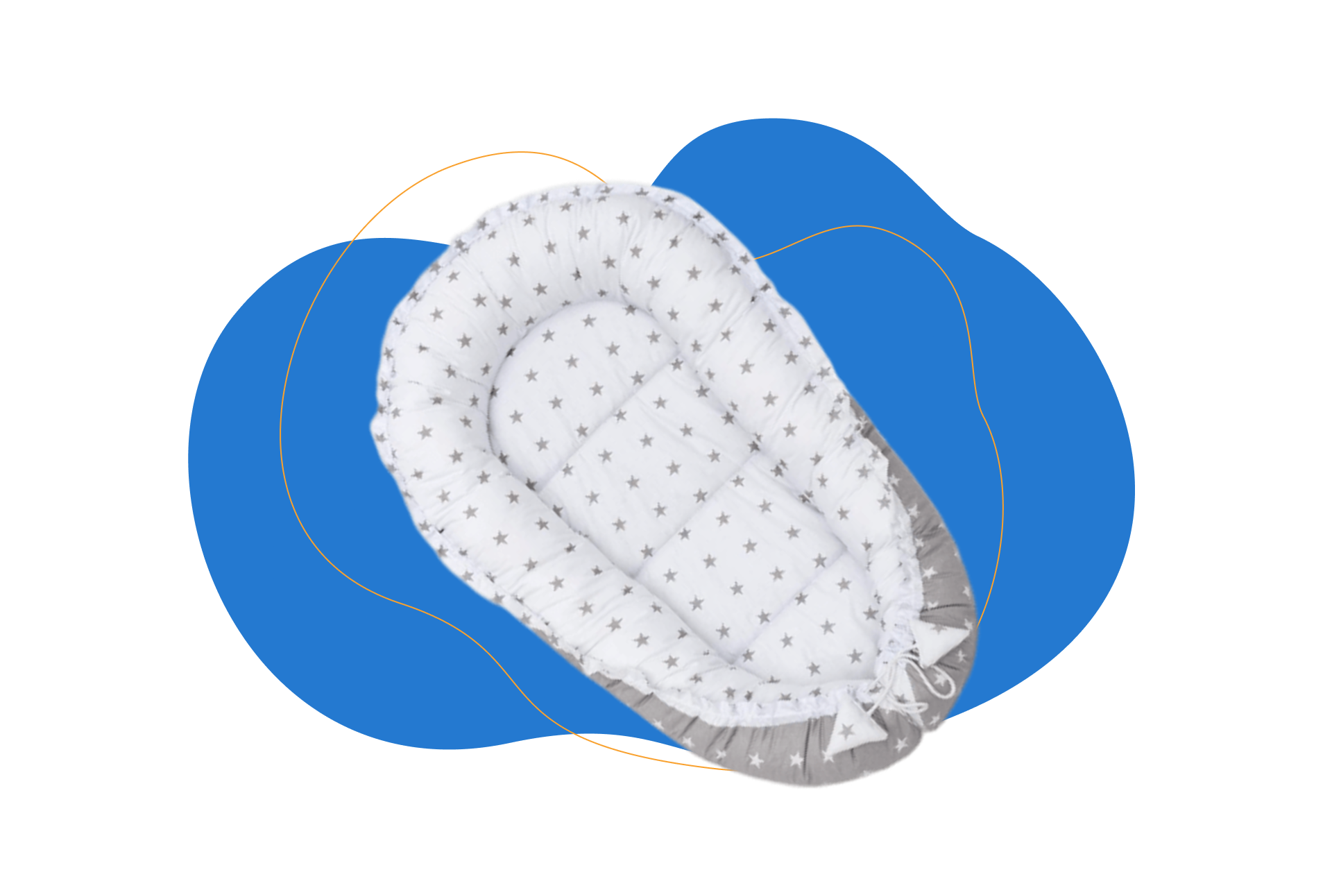 Lajlo - Cojín Nido Portátil I Reductor de Cuna