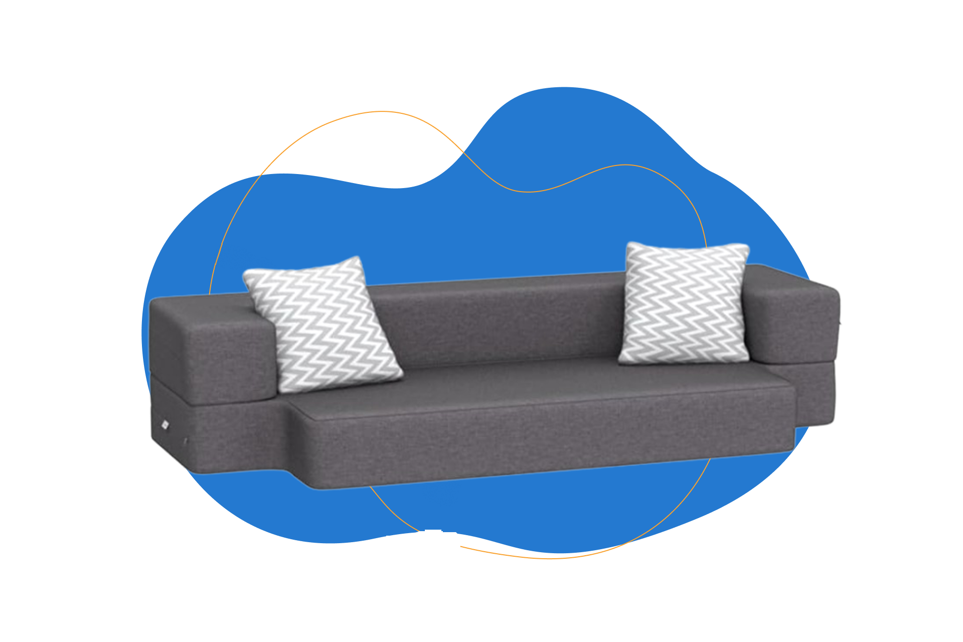 Lazyzizi Sofá cama de suelo