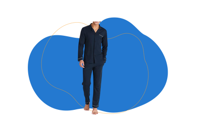 Pijama de hombre clásico y elegante