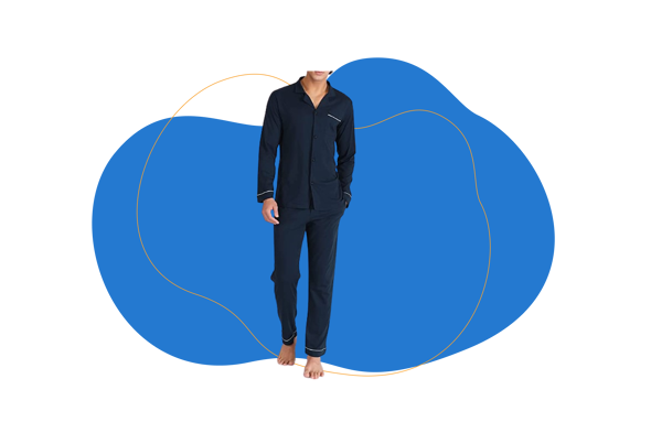 Pijama de hombre clásico y elegante