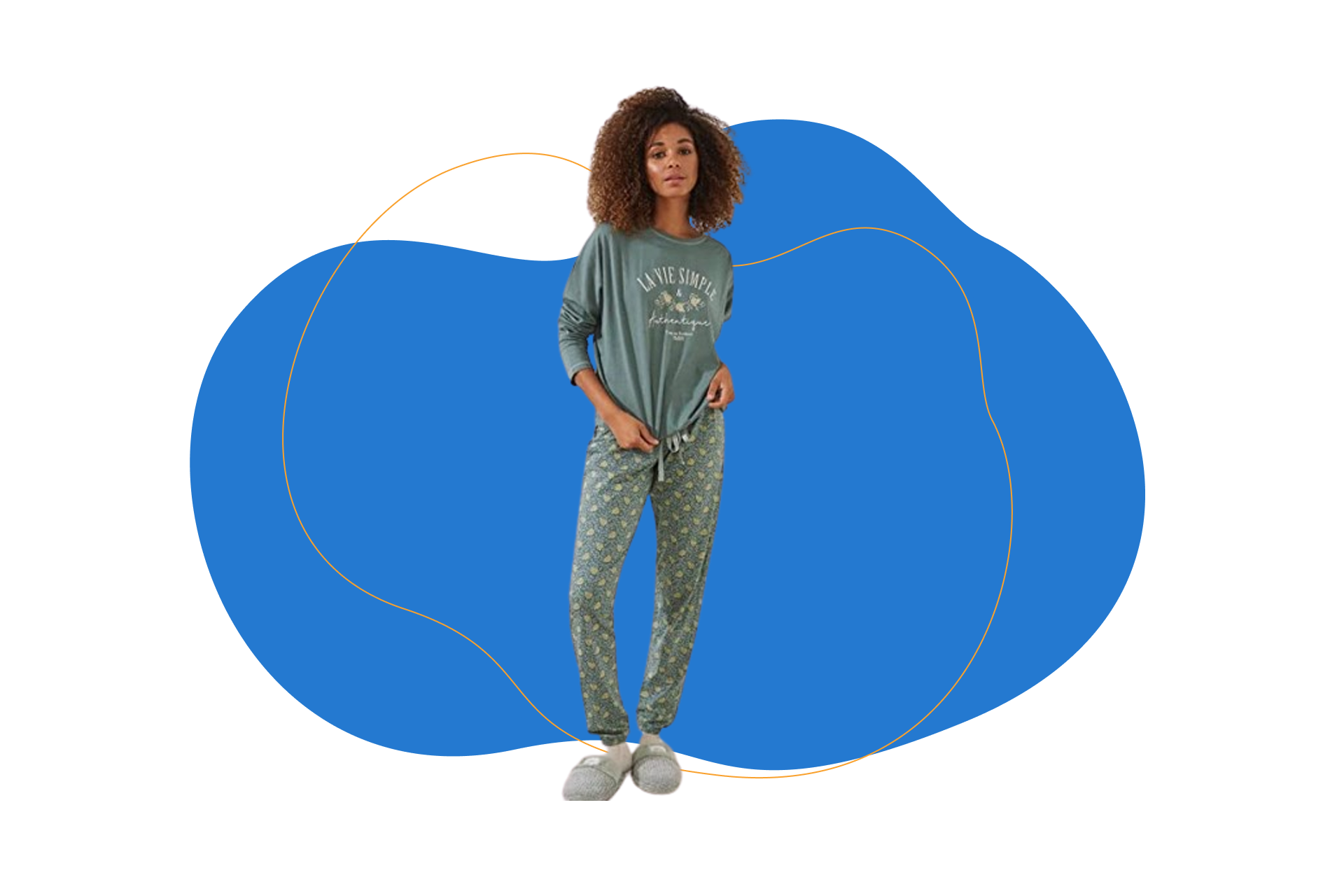 Pijama de mujer Women'secret de manga larga y pantalón largo de algodón