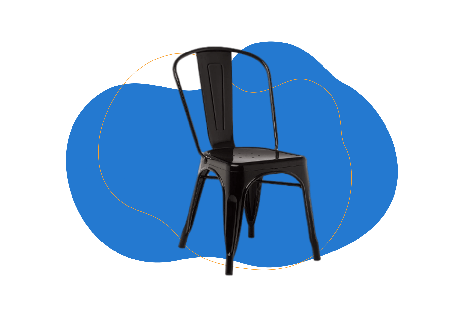 SKLUM Pack 4 Sillas Apilables LIX