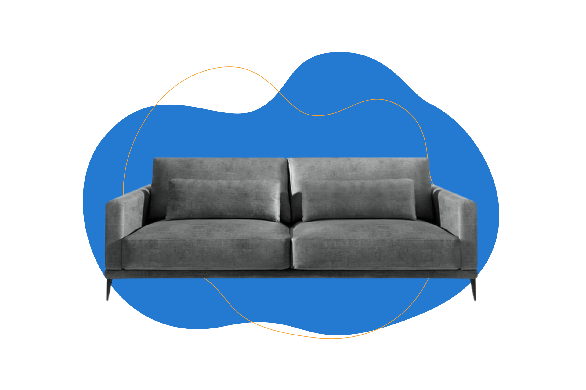 Sofá LAURY Conforama de 3 plazas