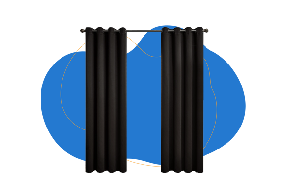 Topfinel Foscurit cortinas con ojales