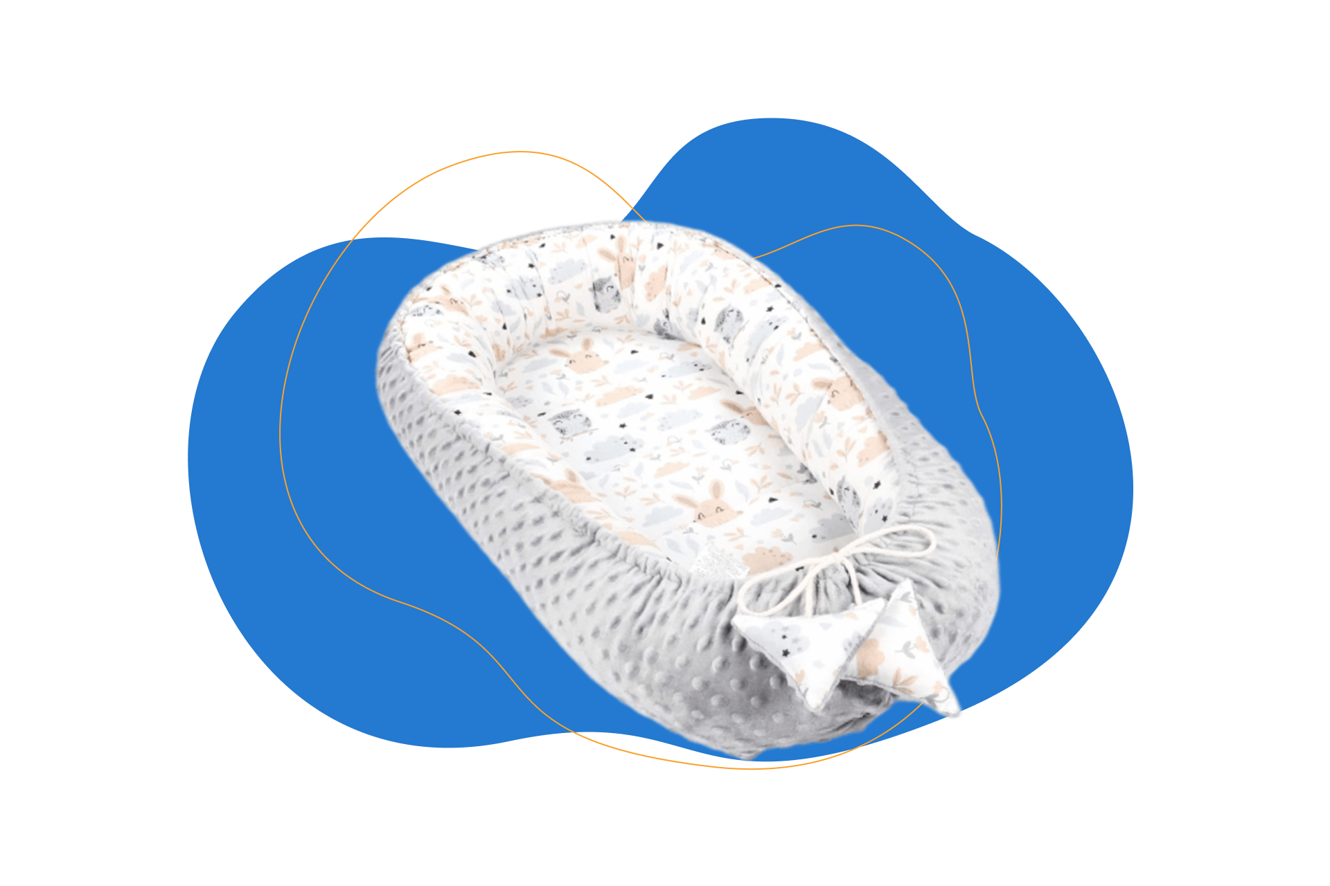 Totsy Baby Cuna Nido Bebe 90x50 Minky