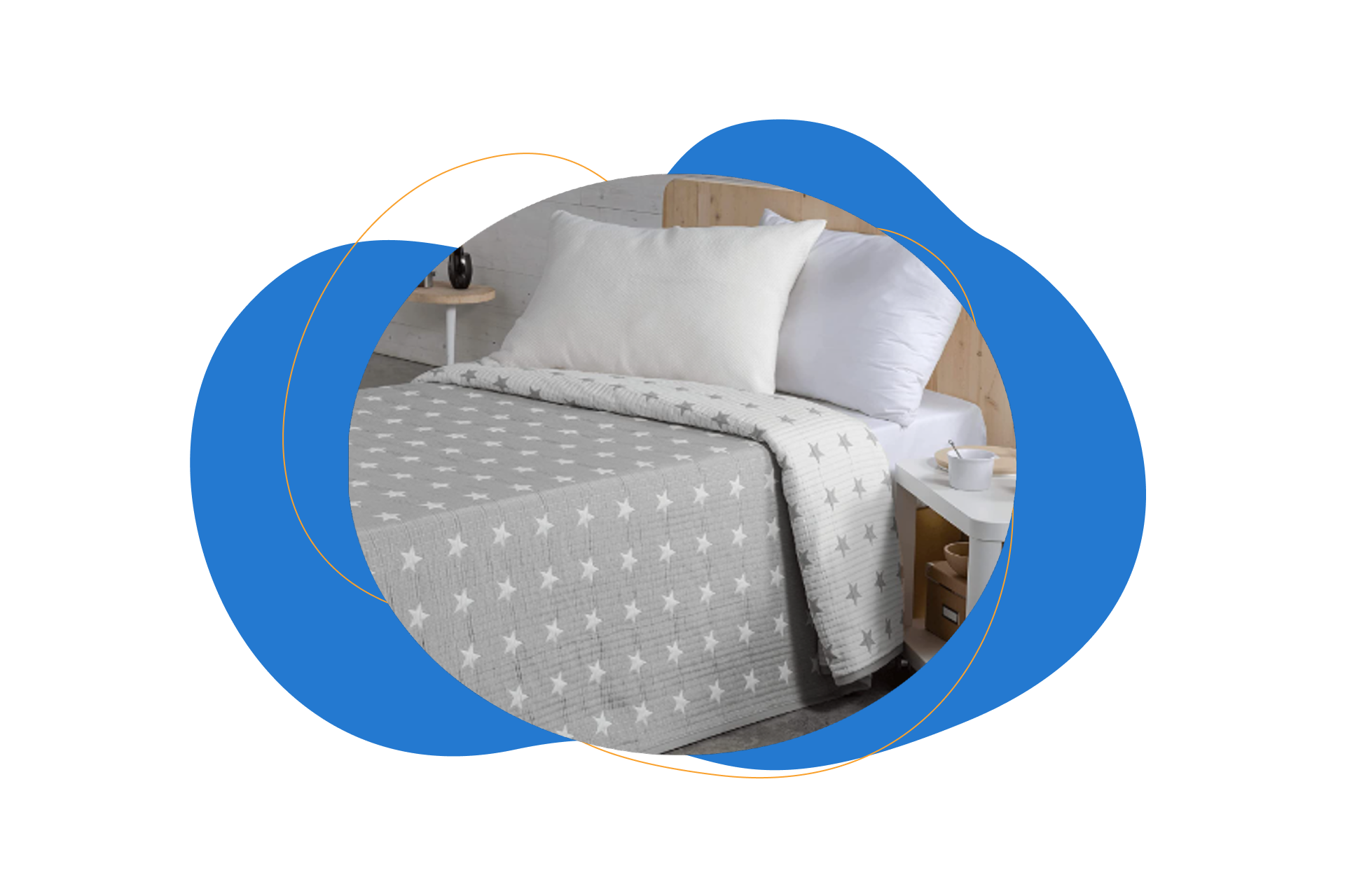 VIALMAN Colcha Bouti Ligera Sofia