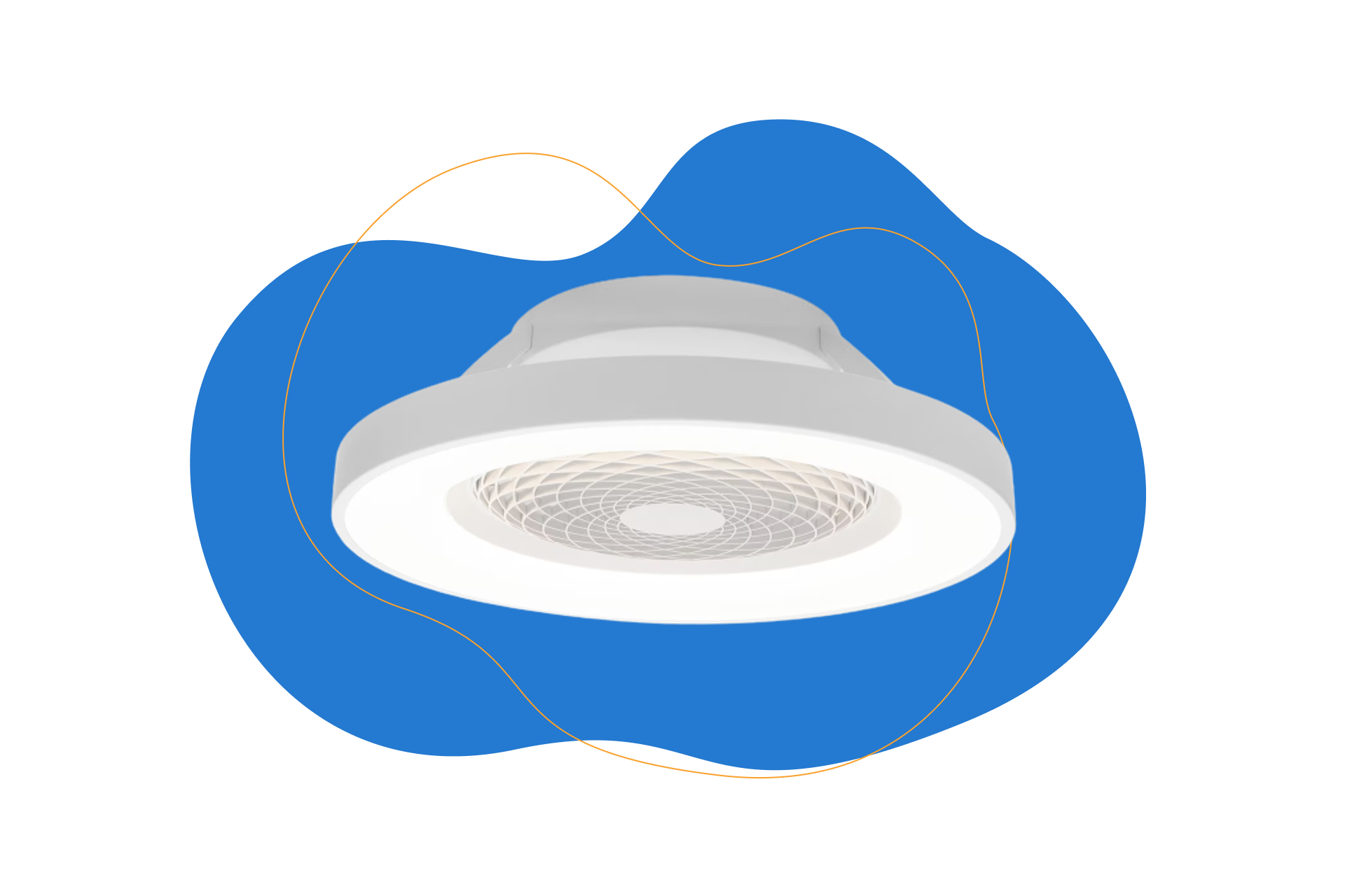 Ventilador de techo con LED integrado Tibet Motor DC Mantra