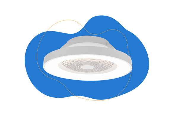 Ventilador de techo con LED integrado Tibet Motor DC Mantra