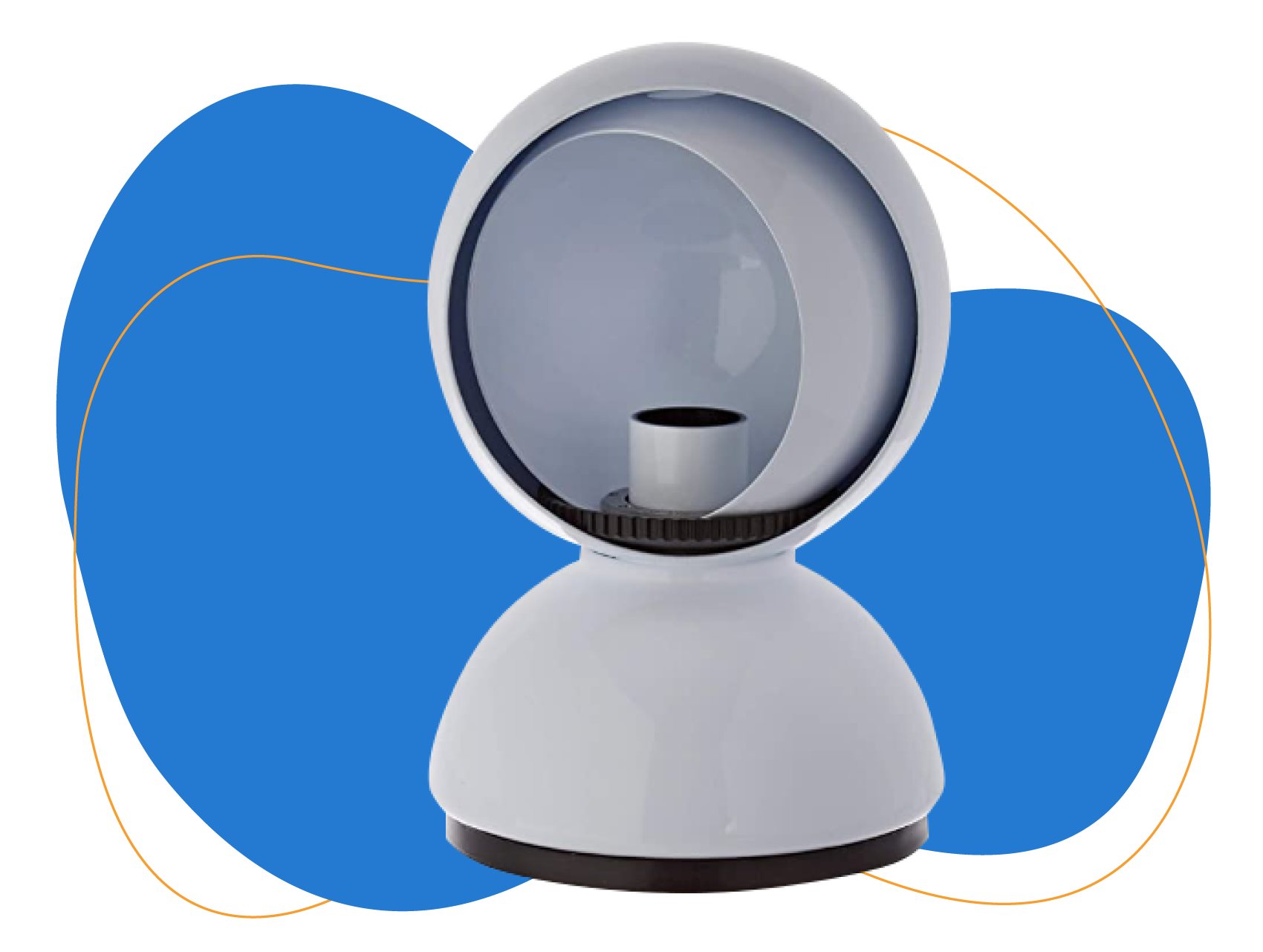 Artemide Eclisse Blanca Lámpara de Mesa