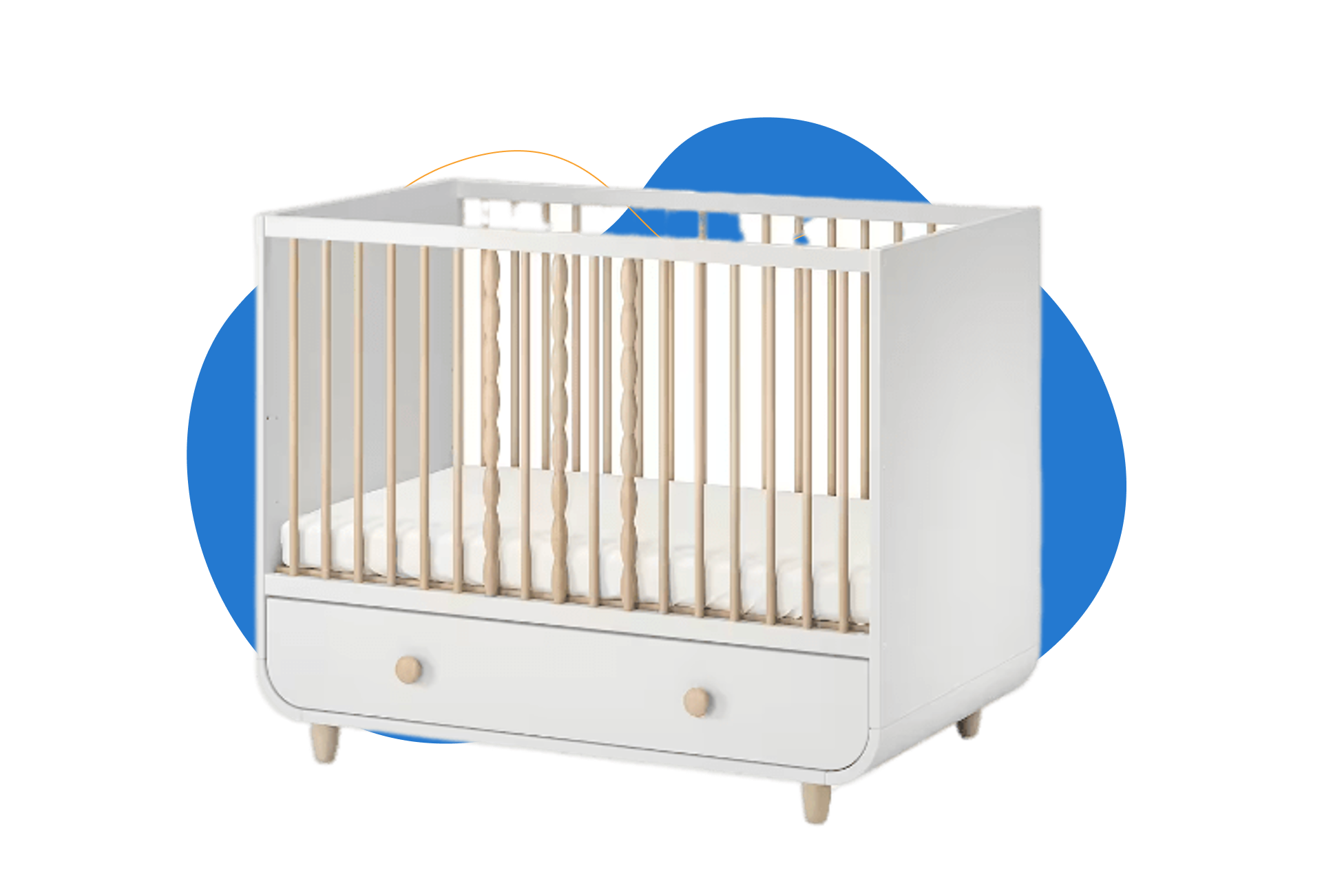 Cuna con cajón IKEA MYLLRA