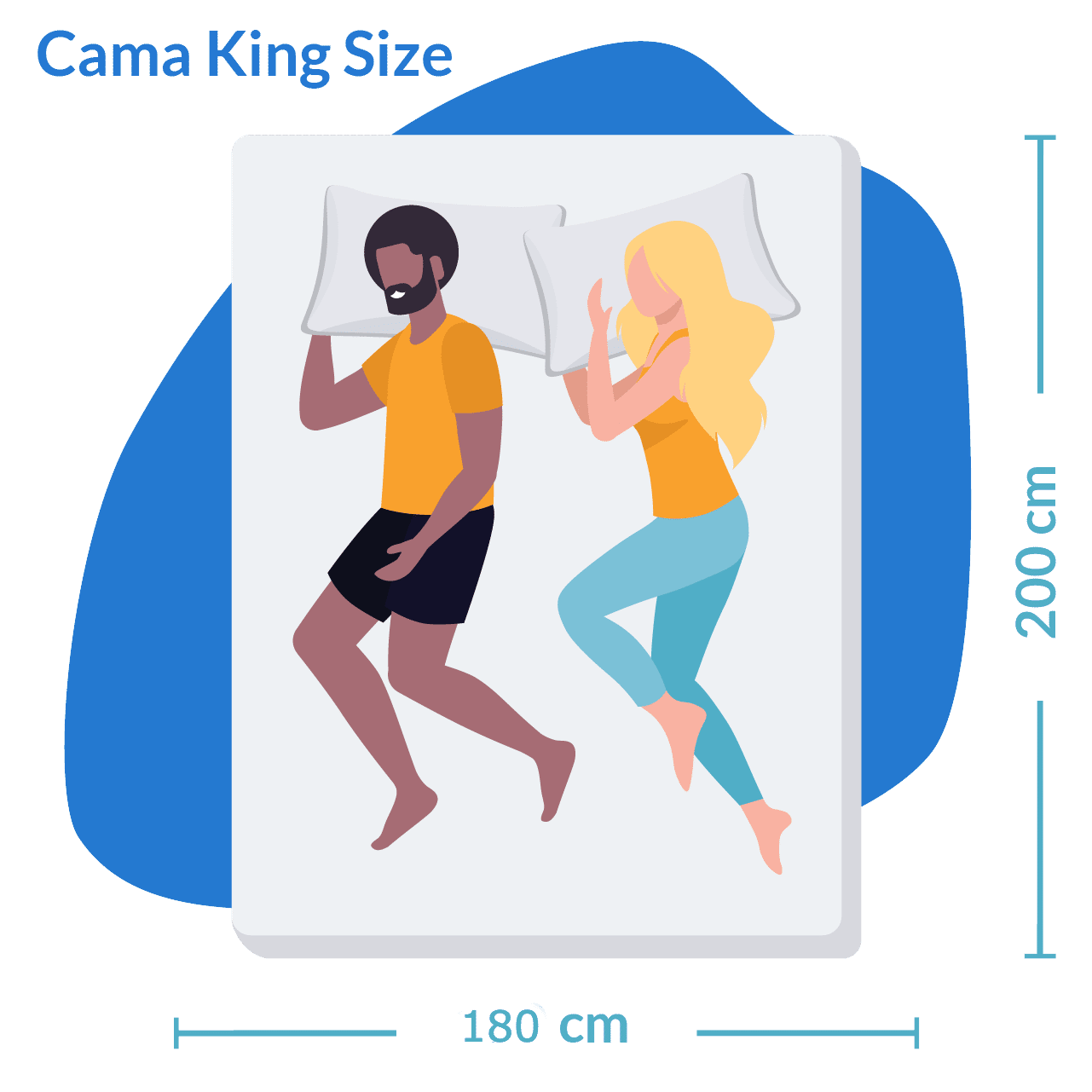 Colchón cama King Size.