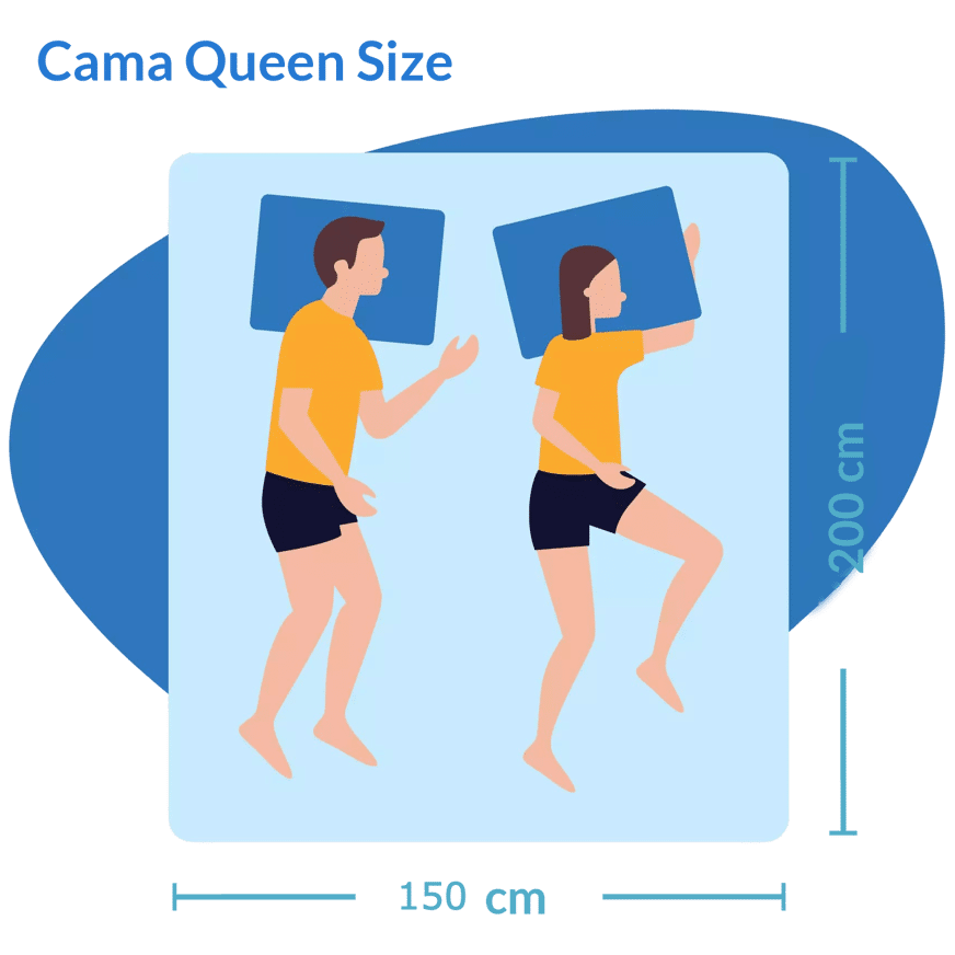 cama queen size dimensiones