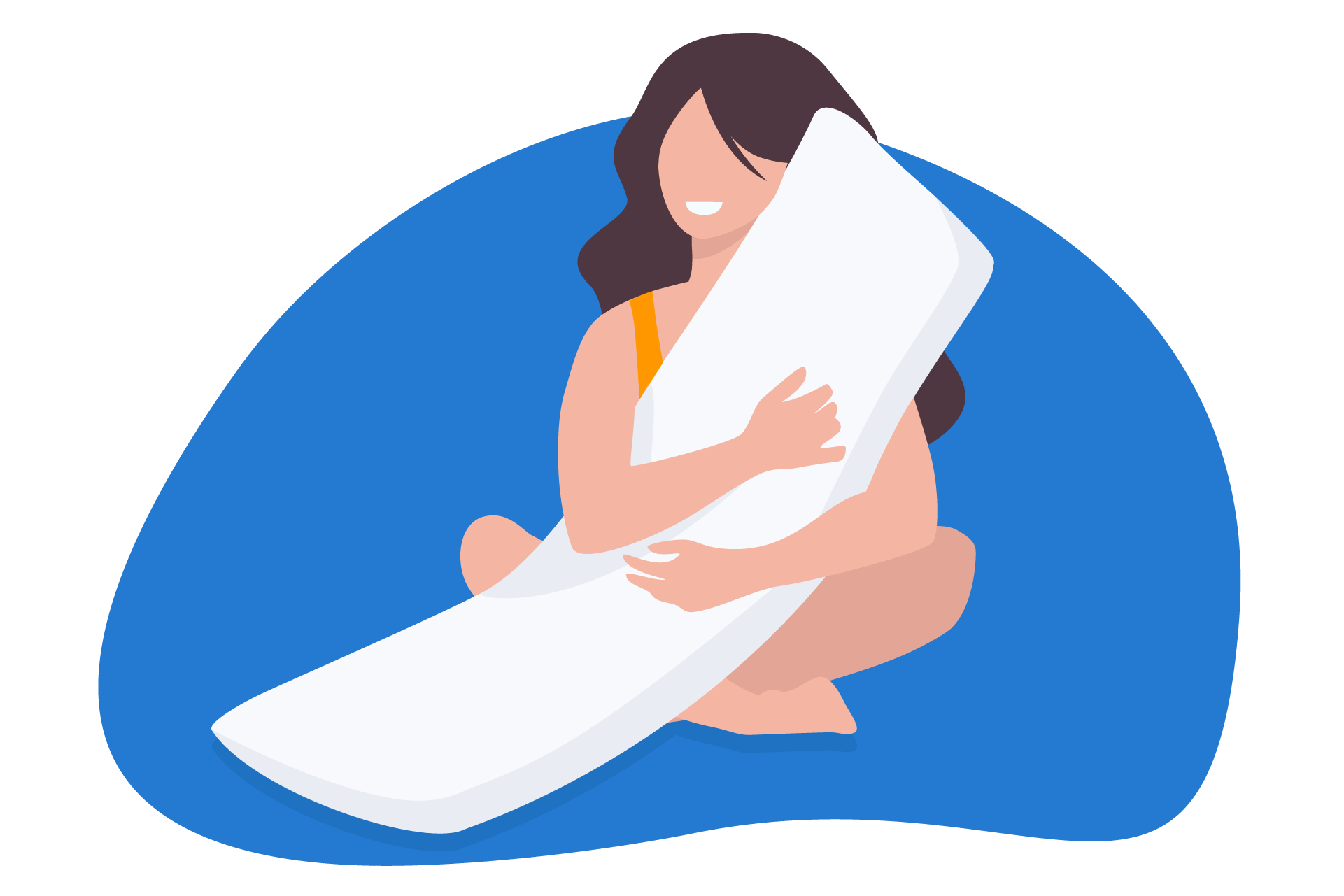 almahada alargada embarazada