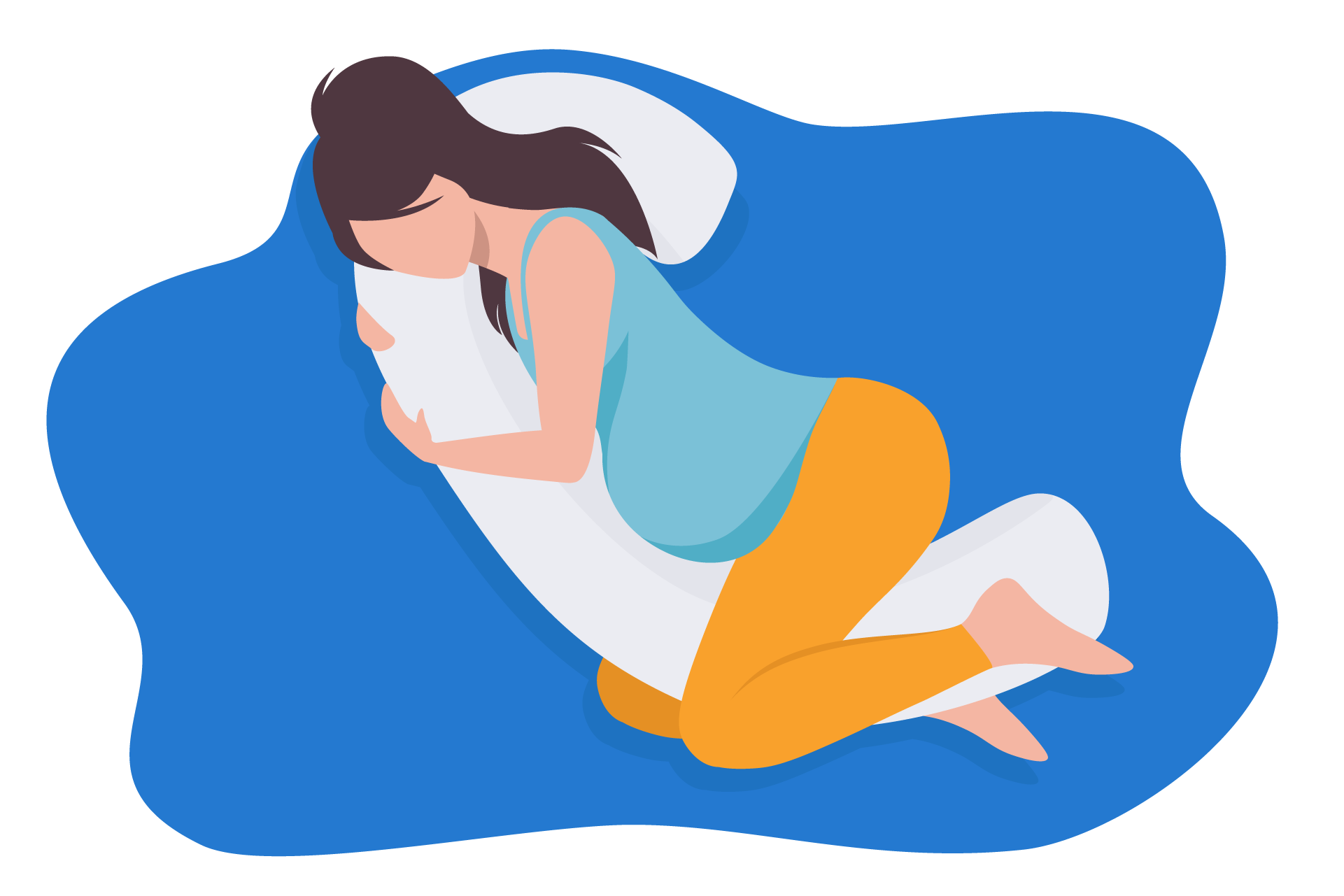 dormir de lado durante el emberazado