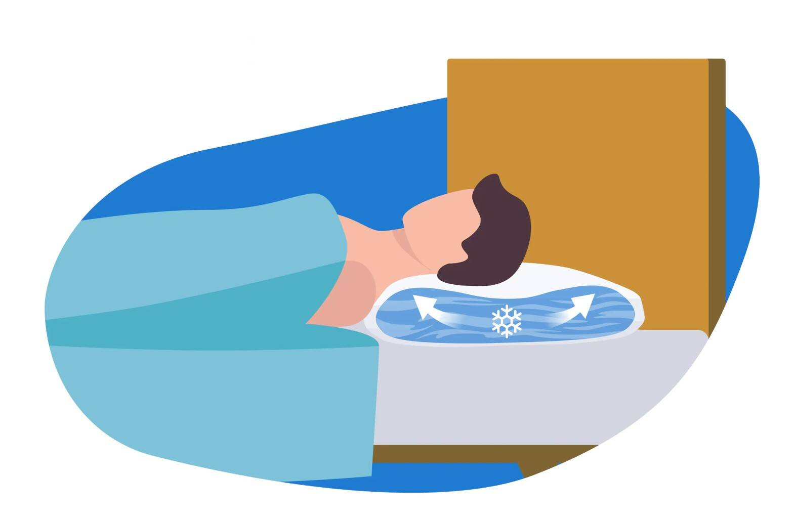 almohada visco transpirable