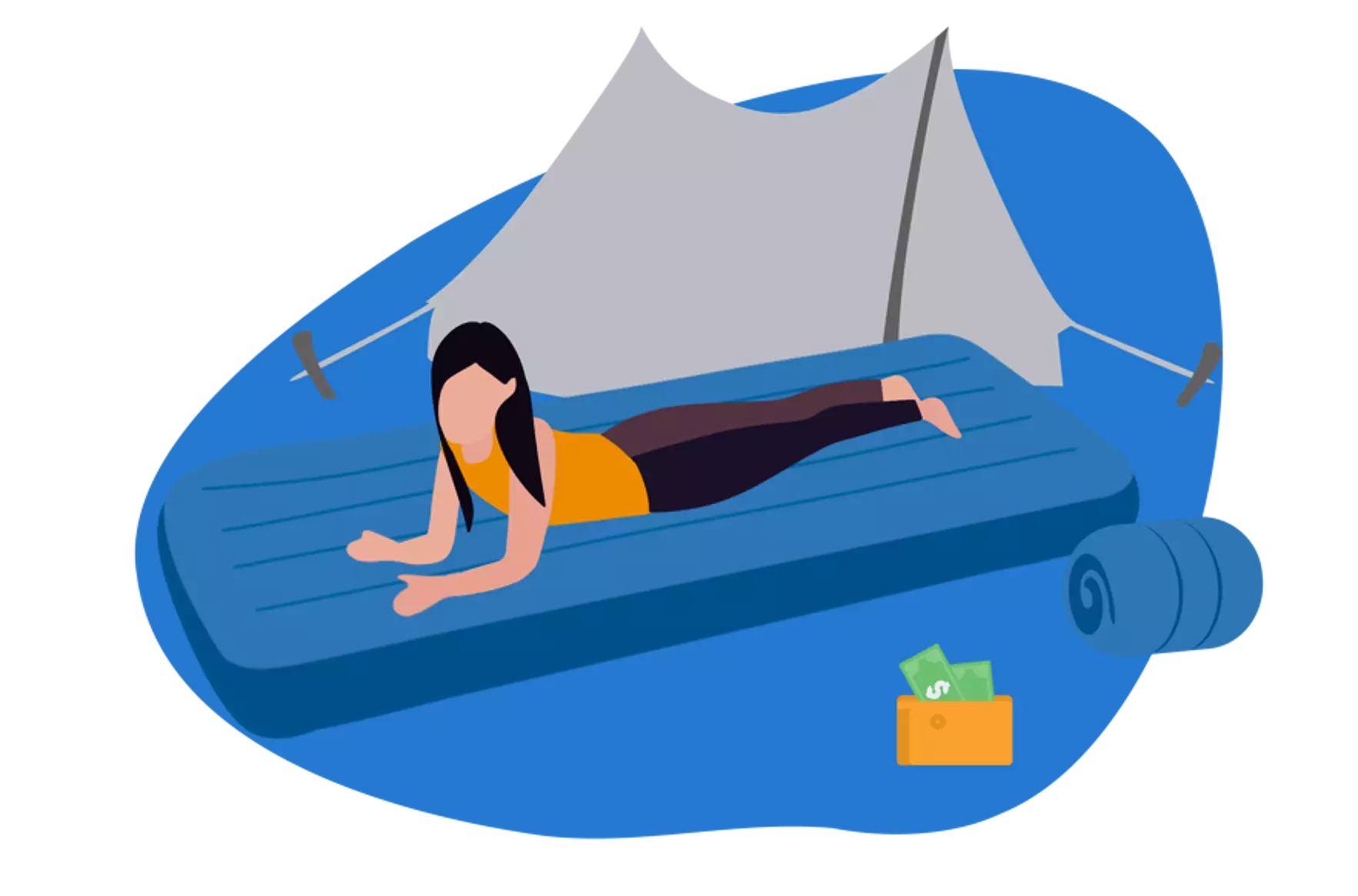 colchon inflable camping