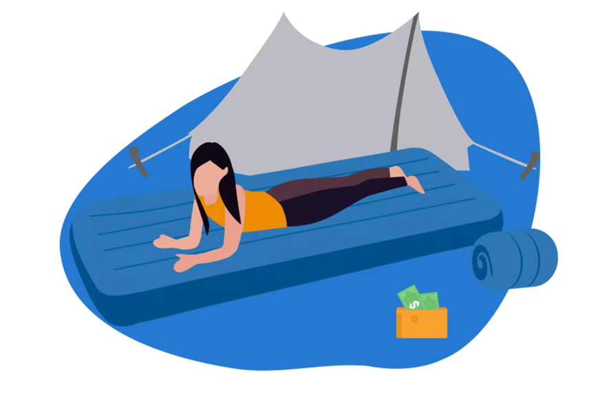 colchon inflable camping