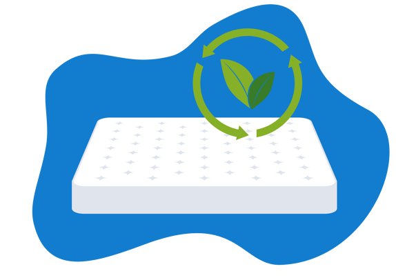 colchón reciclado